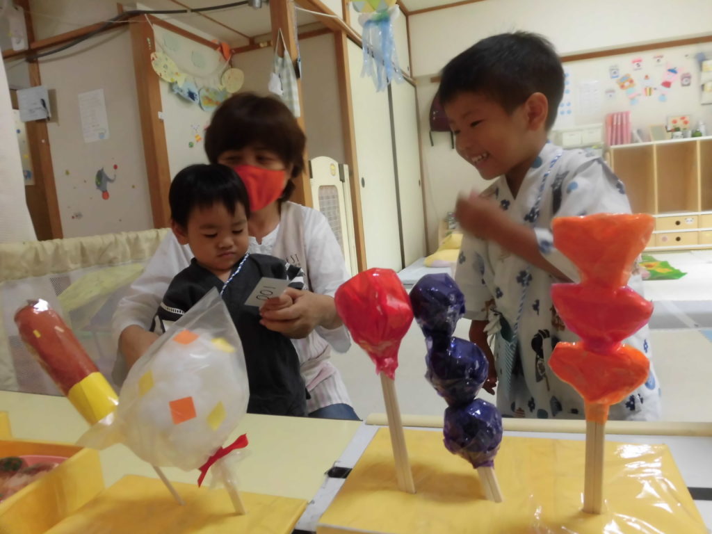 おまつりごっこ ぴよぴよ自由ヶ丘 チャイルドケアサービスぴよぴよ おまつりごっこ ぴよぴよ自由ヶ丘 チャイルドケアサービスぴよぴよ
